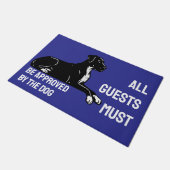 Great Dane Grappig Deurmat (Schuin)