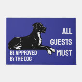 Great Dane Grappig Deurmat (Voorkant)