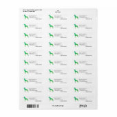 Great Dane Groen Etiket (Full Sheet)