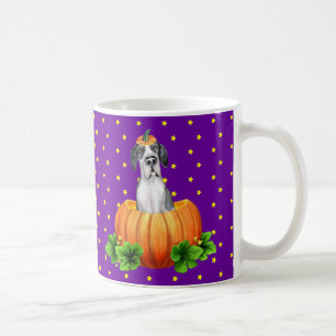 Great Dane Halloween Fawn/Mantle UC Stars aangepas Koffiemok