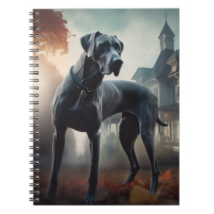 Great Dane Halloween Griezelen Notitieboek