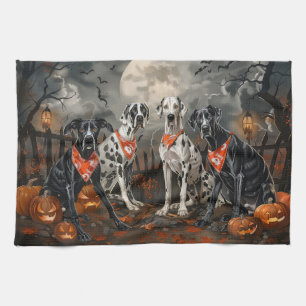 Great Dane Halloween Spokenword Theedoek