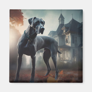Great Dane Halloween Verschrikkelijk Magneet