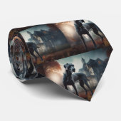 Great Dane Halloween Verschrikkelijk Stropdas (Opgerold)