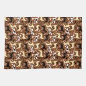 Great Dane Harlequin Fawn Black Danes Kitchen Towe Theedoek (Horizontaal)
