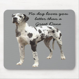 Great Dane Harlequin Mousepad Muismat
