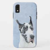 Great Dane (Harlequin) schilderen - Oorspronkelijk Case-Mate iPhone Case (Achterkant)