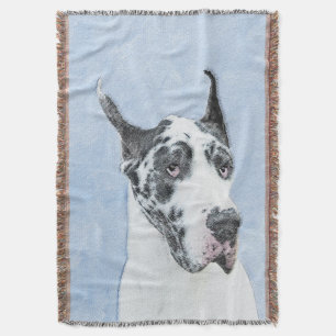 Great Dane (Harlequin) schilderen - Oorspronkelijk Deken