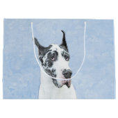 Great Dane (Harlequin) schilderen - Oorspronkelijk Groot Cadeauzakje (Achterkant)