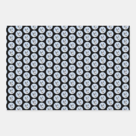 Great Dane (Harlequin) schilderen - Oorspronkelijk Inpakpapier Vel (Voorkant 3)