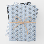 Great Dane (Harlequin) schilderen - Oorspronkelijk Inpakpapier Vel (In situ)