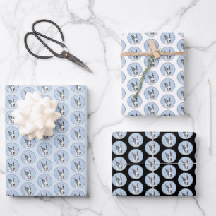 Great Dane (Harlequin) schilderen - Oorspronkelijk Inpakpapier Vel