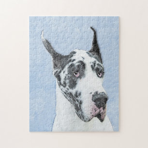 Great Dane (Harlequin) schilderen - Oorspronkelijk Legpuzzel