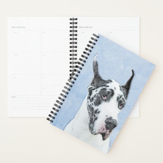 Great Dane (Harlequin) schilderen - Oorspronkelijk Planner (Display)