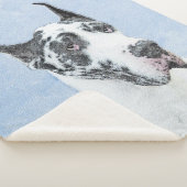 Great Dane (Harlequin) schilderen - Oorspronkelijk Sherpa Deken (3/4)