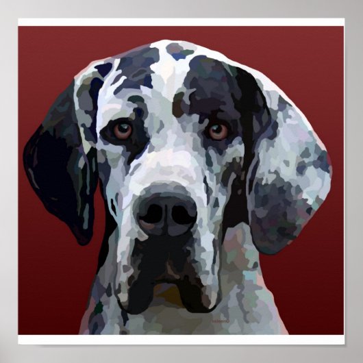 Great Dane Harly Poster 12,5 (Voorkant)