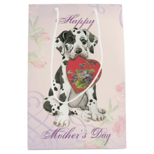 Great Dane Heart Mam Medium Cadeauzakje