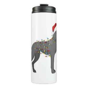 Great Dane Holiday-kerstverlichting Thermosbeker