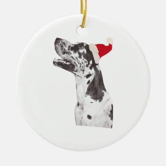 Great Dane Holiday Ornament (Voorkant)