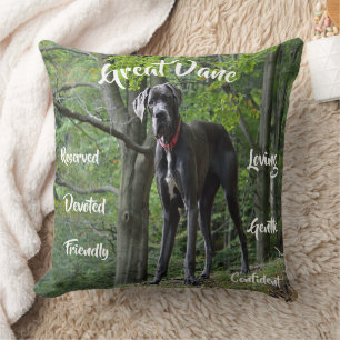 Great Dane-hond kenmerken Worp kussen Huisaccenten
