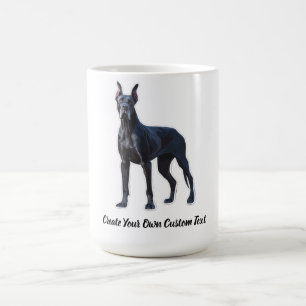 Great Dane-hond Maak uw eigen aangepaste tekst Koffiemok