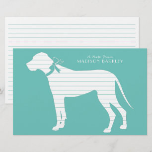 Great Dane hond puppy Briefpapier