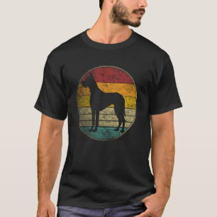 Great Dane-hond - Retro Liefde Vrouwen Kinderen Ma T-shirt