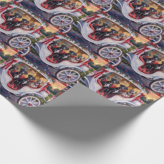 Great Dane Hond Valentijnsdag Cadeaupapier (Hoek)