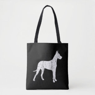 Great Dane-hondeneigenaar cadeau vintage dier Draagtas