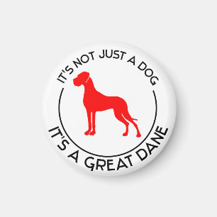 Great Dane Illustratie Magneet