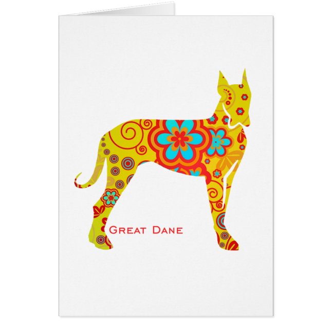 Great dane jaune (Devant)