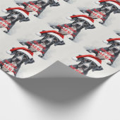 Great Dane KERST Cadeaupapier (Hoek)