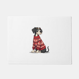 Great Dane kerst sweater Deurmat
