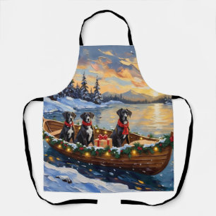 Great Dane Kerstboot Vakantie Schort