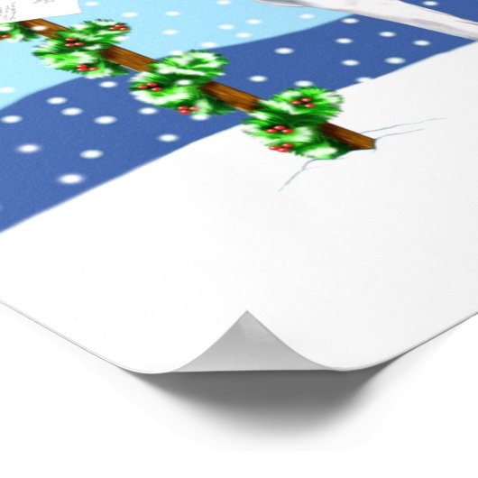 Great Dane KerstMail Harlequin UC Poster (Hoek)