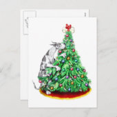 Great Dane kerstreach Goals Harle Feestdagenkaart (Voorkant / Achterkant)