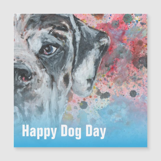 Great Dane kunst (Voorkant)