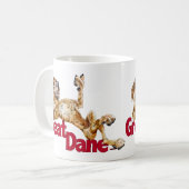 Great Dane Laid Back Brindle UC Koffiemok (Voorkant links)