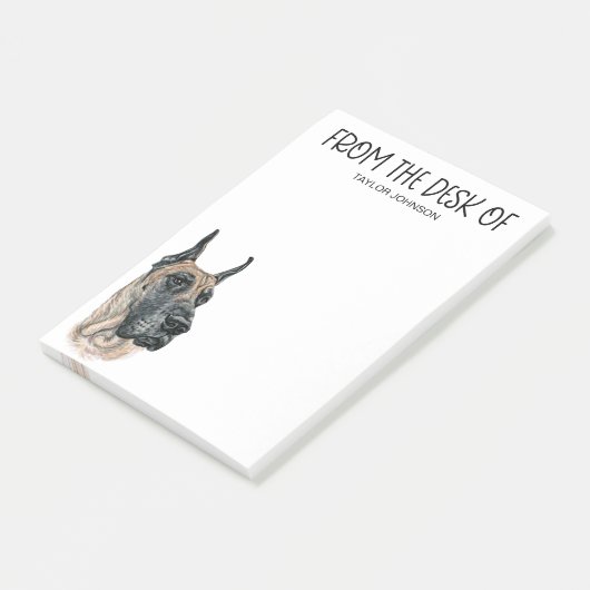 Great Dane Lover Post-it® Notes (Schuin)