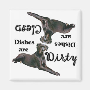 Great Dane Lovers Dishwasher Magnet Magneet
