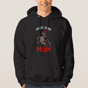 Great Dane Mam Great Dane Dog Owner Women Cu Hoodie