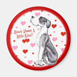 Great Dane Mantle UC Kiss Magnet Magneet