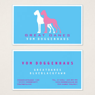 Great Dane minimale schoonheid Visitekaartje