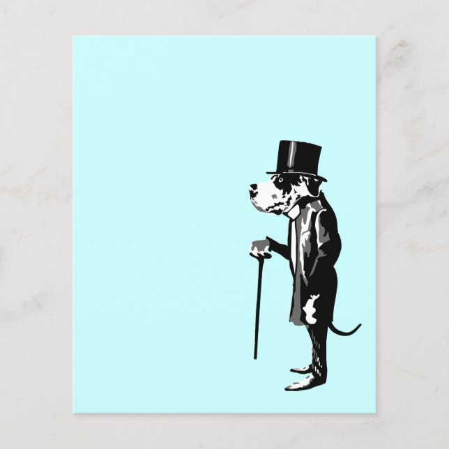 Great Dane Mister Alf Notes Flyer  (Voorkant)