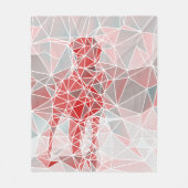 Great Dane Modern Fleece Deken (Voorkant)