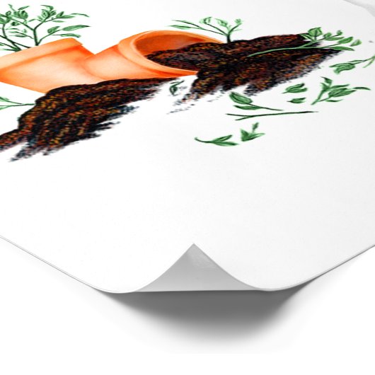 Great Dane Naughty Pup MerleB UC Poster (Hoek)