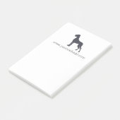 Great Dane-notities Post-it® Notes (Schuin)