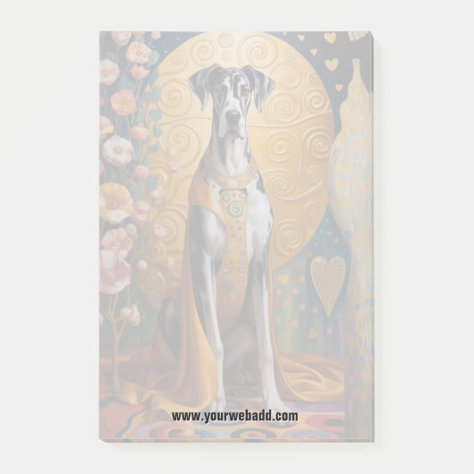 Great Dane-notities Post-it® Notes (Voorkant)
