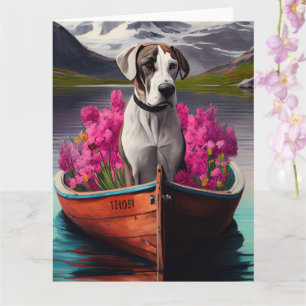 Great Dane op een peddel: Een landschappelijk avon Kaart