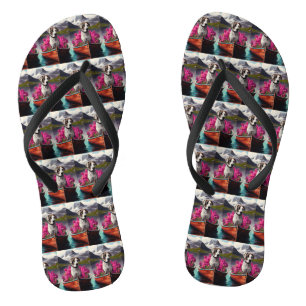 Great Dane op een peddel: Een landschappelijk avon Teenslippers